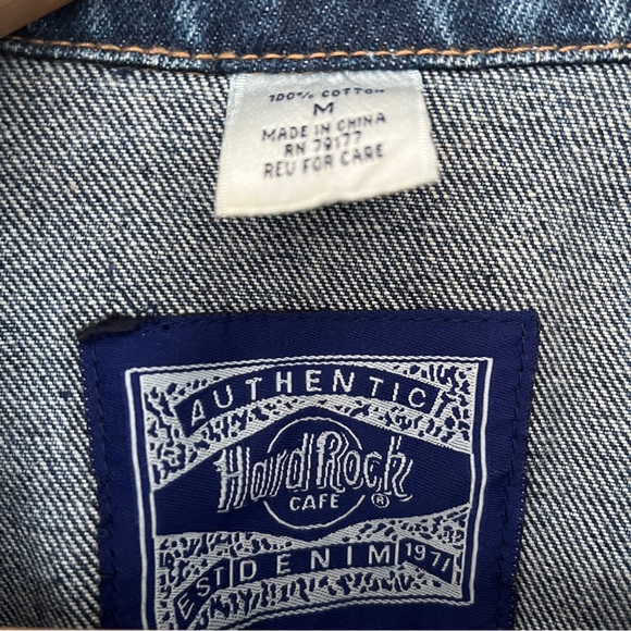 Vintage Hard Rock Cafe Denim Jacket - Picture 6 of 6